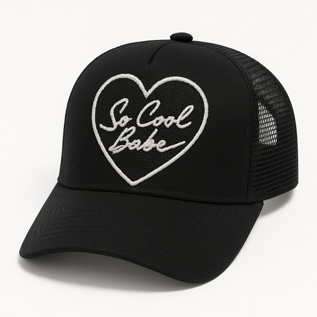 "So Cool Babe" Hat (Black)
