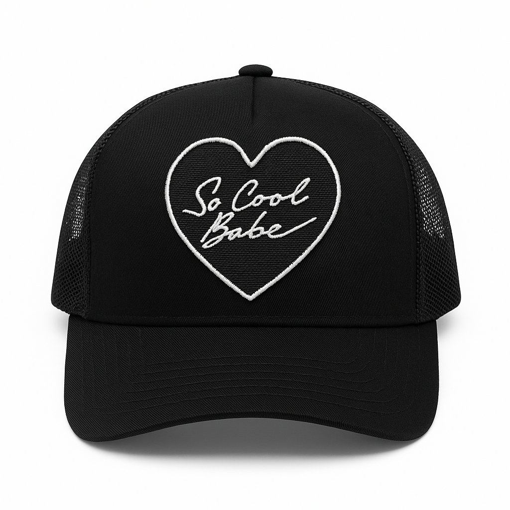 "So Cool Babe" Hat (Black)